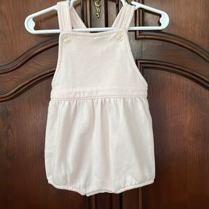 RALPH LAUREN Light Pink Cotton Romper Size 6M